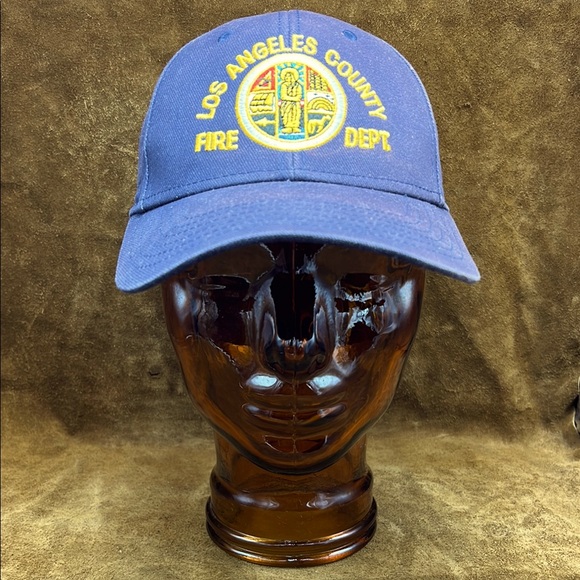 Los Angeles County Fire Department Velcro Snap Baseball Hat - Picture 1 of 10